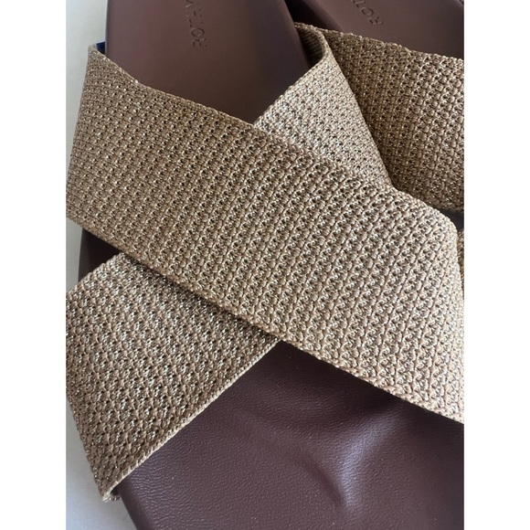 Rothy's The Weekend Golden Sun Slip On Slides 13 - Picture 4 of 15